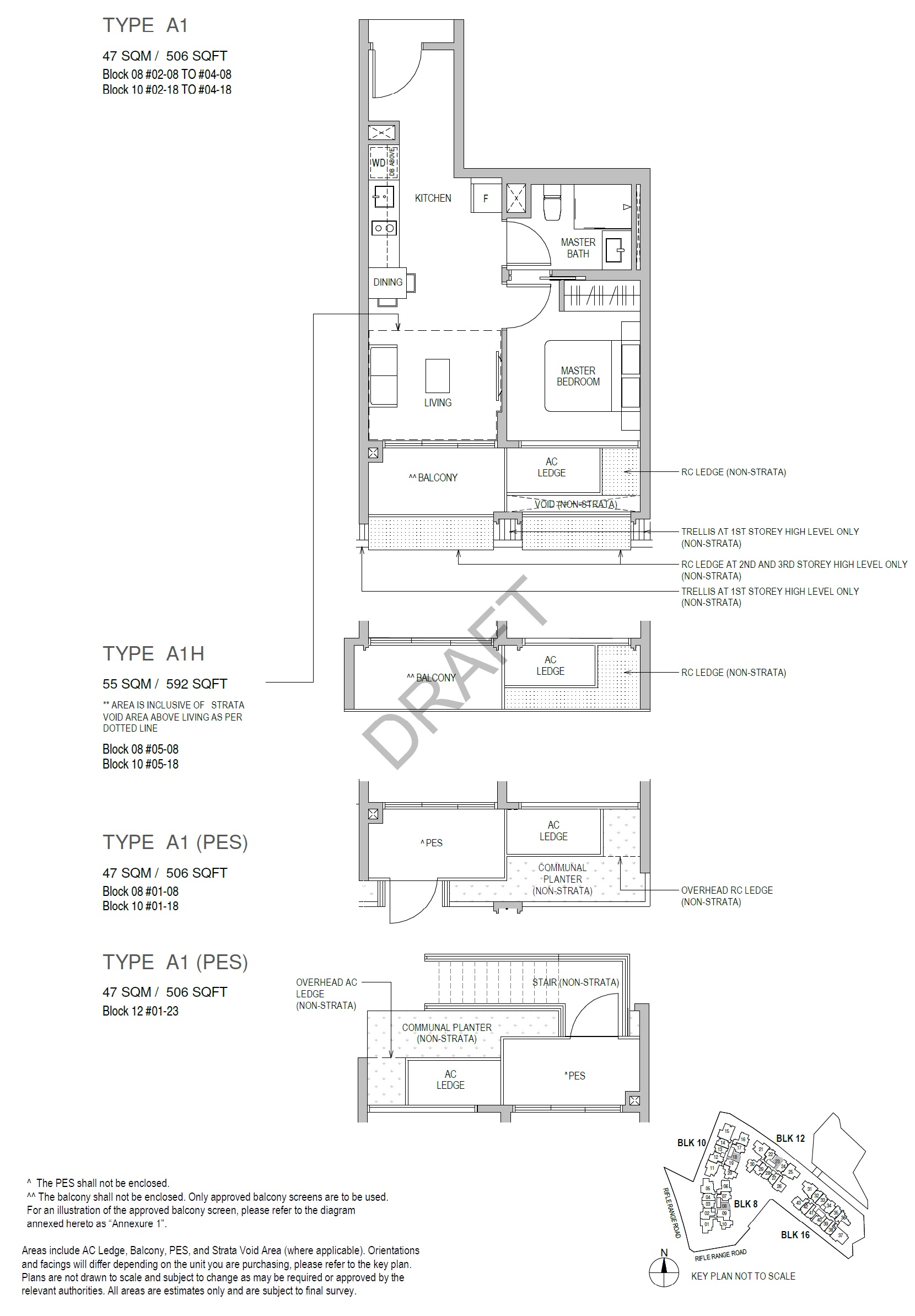 Mayfair Gardens 1 Bedroom Floor Plan 1