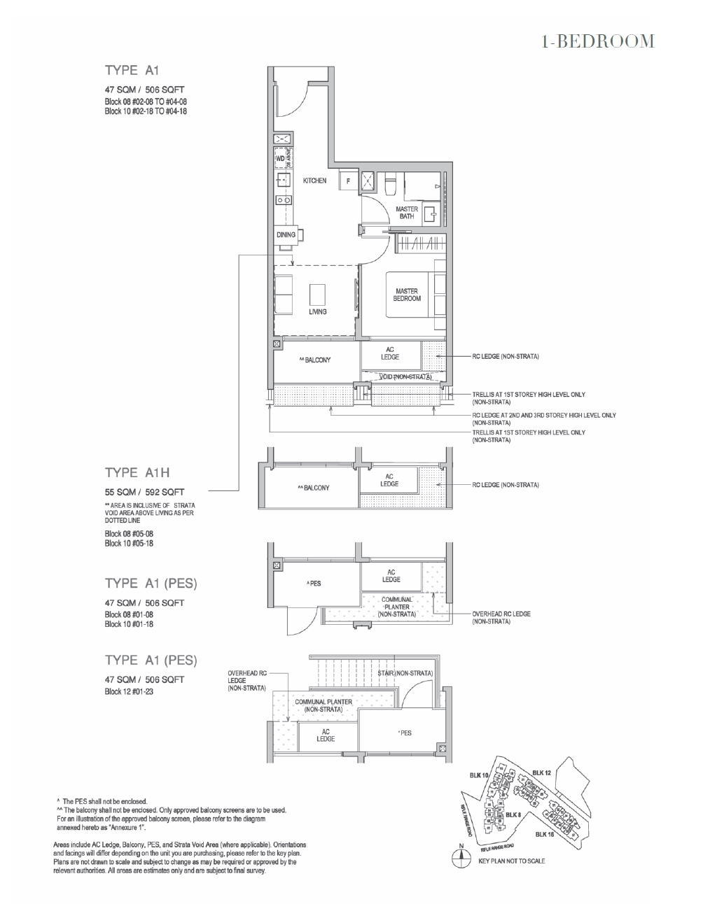 Mayfair Gardens 1 Bedroom Floor Plan 3