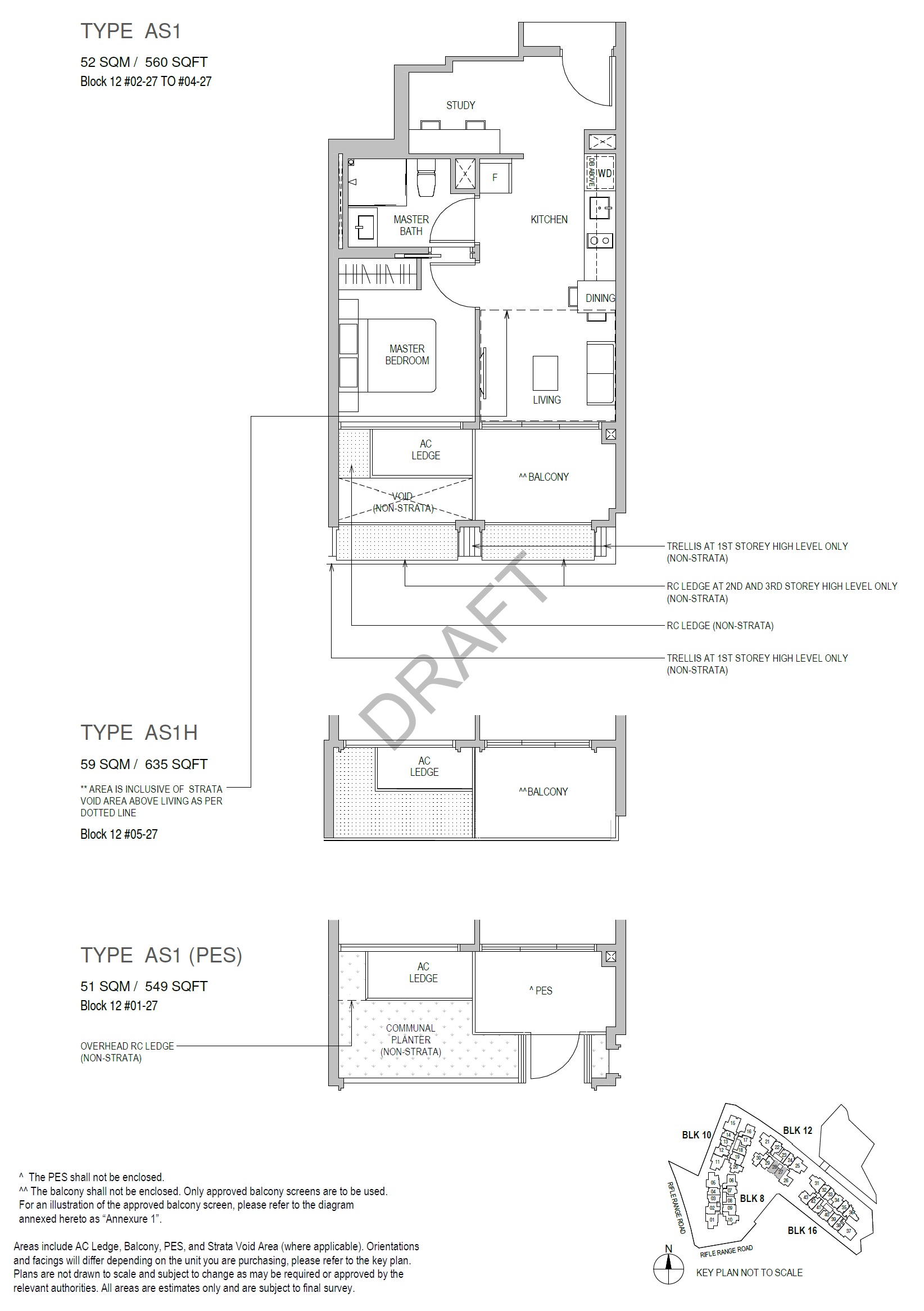 Mayfair Gardens 1 Bedroom Floor Plan 6