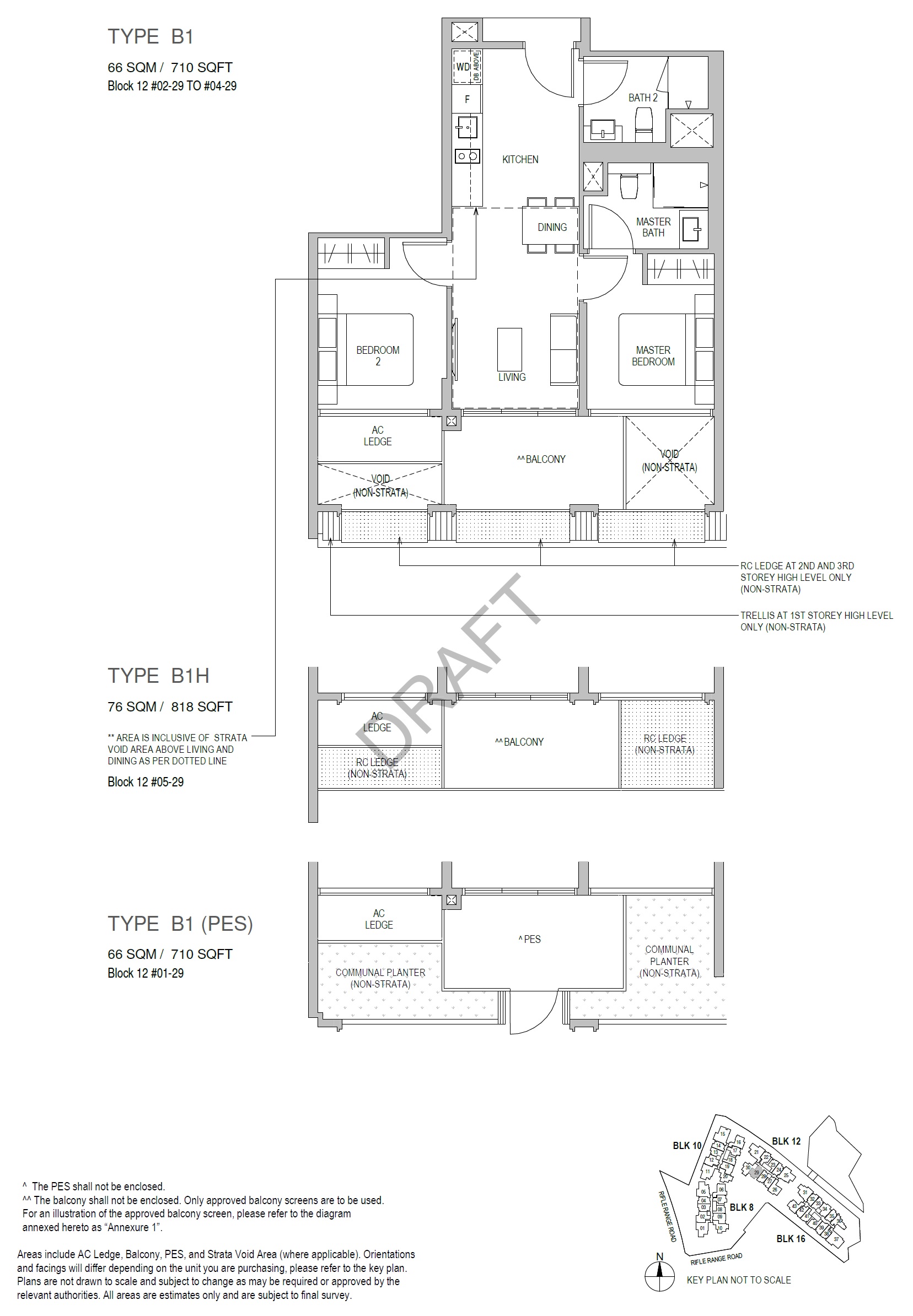 Mayfair Gardens 1 Bedroom Floor Plan 12